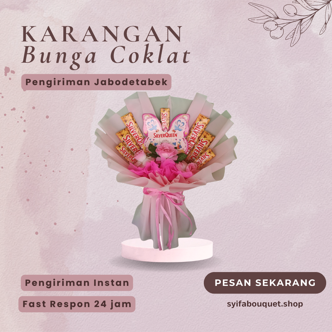 Silverqueen Chocolate Flower Arrangement